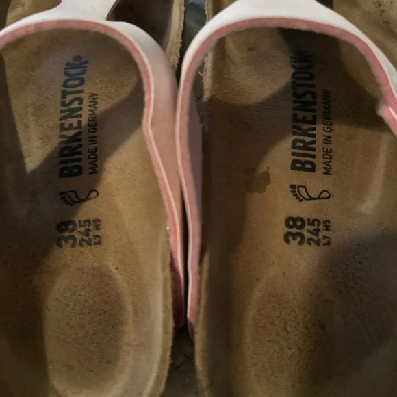 Women's  Birkenstocks Pink Sandals - Picture 6 of 6
